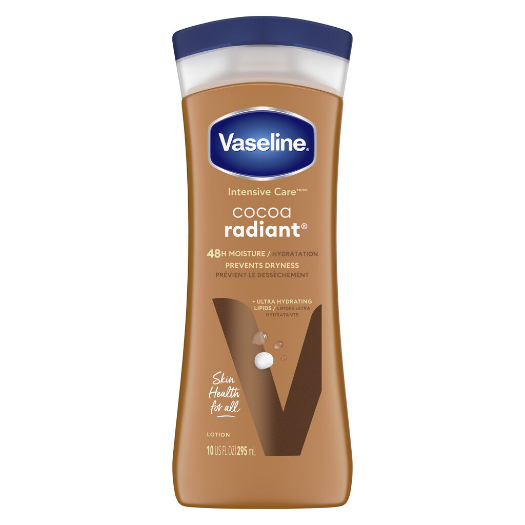 Vaseline Intensive Care Lotion Cocoa Radiant, 10foz, 6/CT - Cocoa Radiant